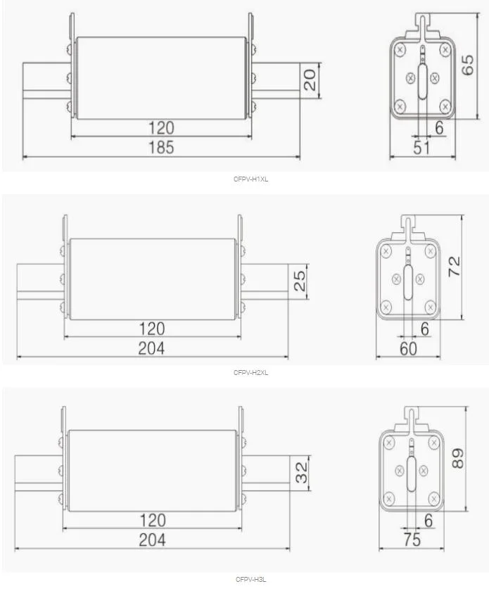 Nh Gpv Fuse for Photovoltaic System